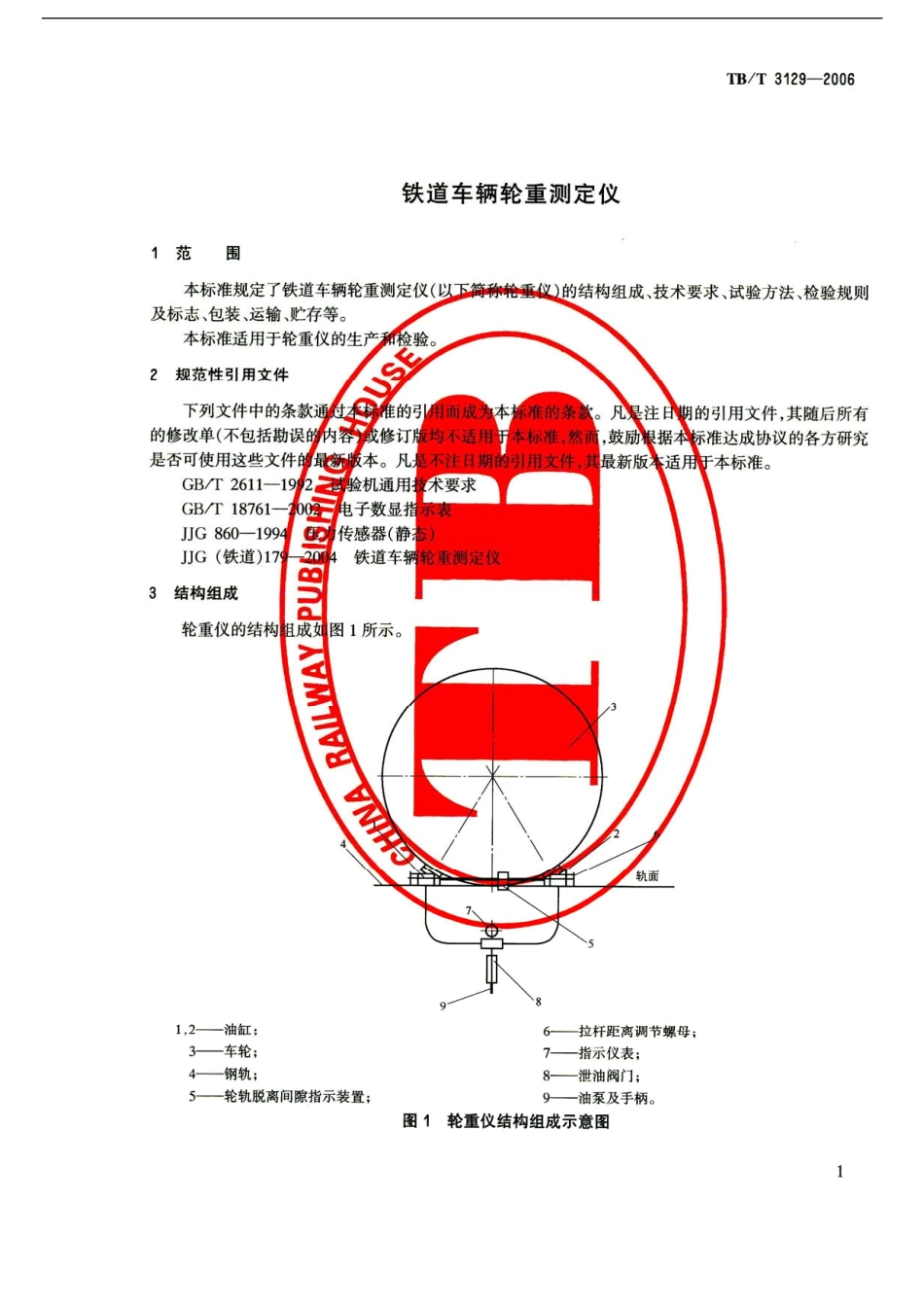 TBT3129-2006 铁道车辆轮重测定仪.pdf_第3页