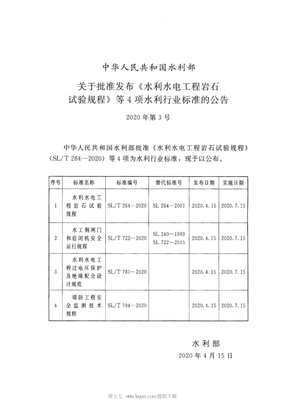 SL∕T 264-2020 水利水电工程岩石试验规程.pdf_第2页