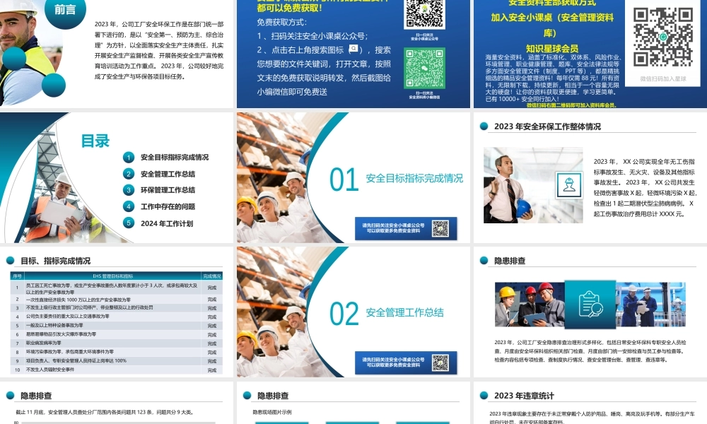 18420 2023年度安全工作总结及明年计划（40页）-T.pptx