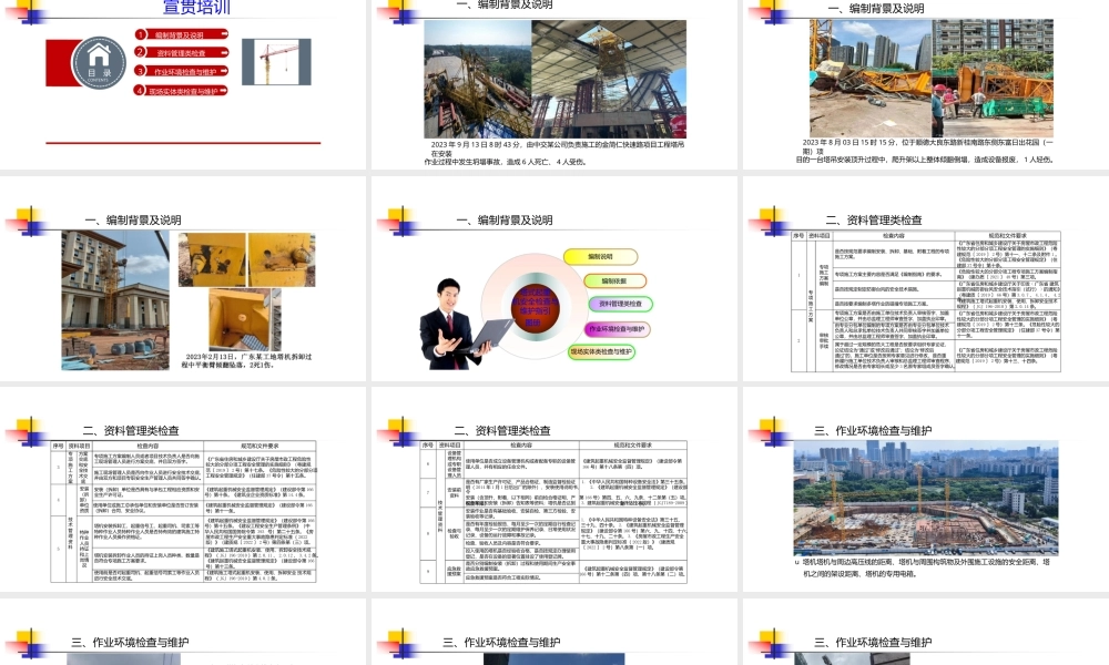 广东省《塔式起重机安全检查与维护指引图册》培训100页2024年.pptx