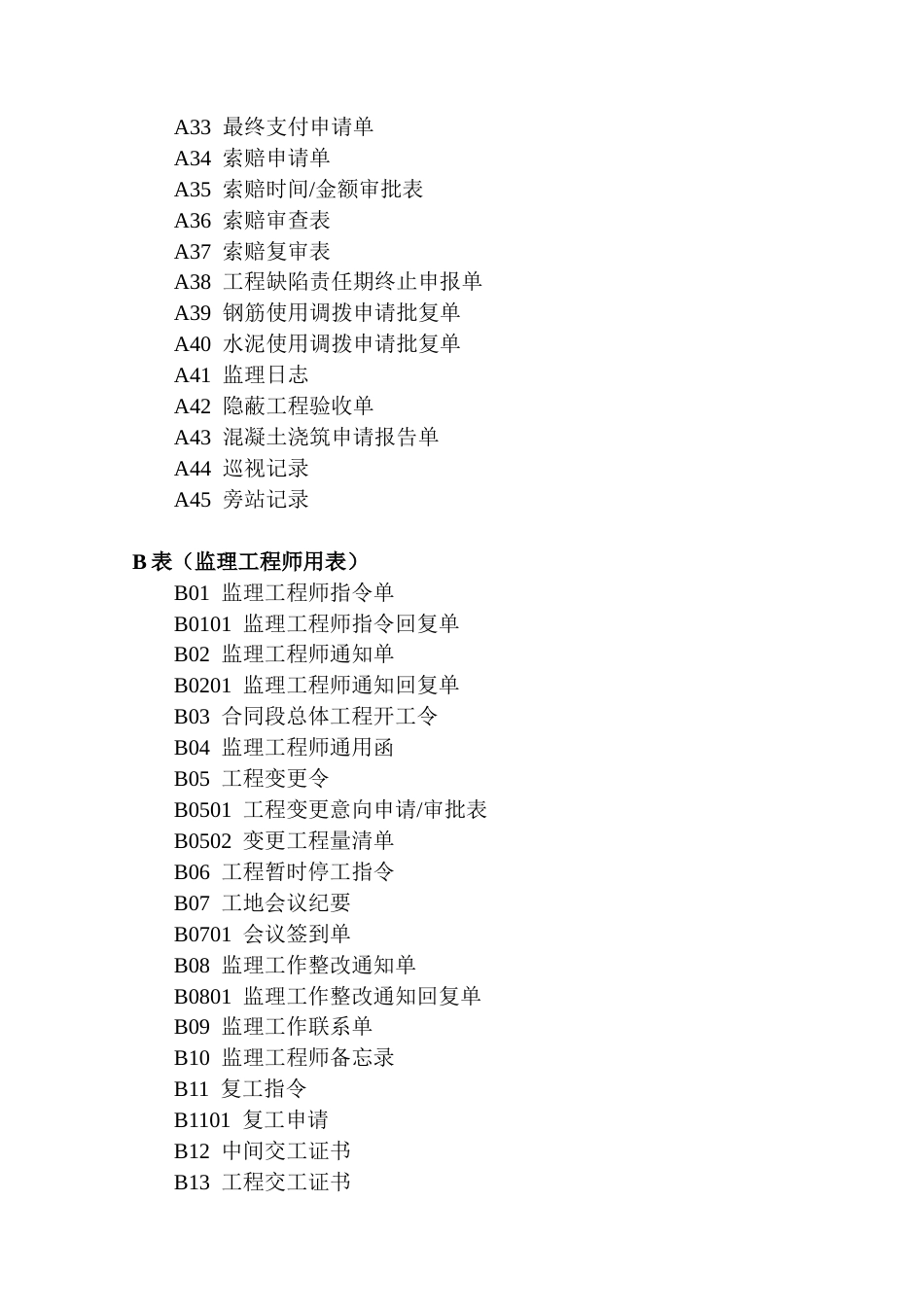 市政工程标准资料表格.doc_第2页