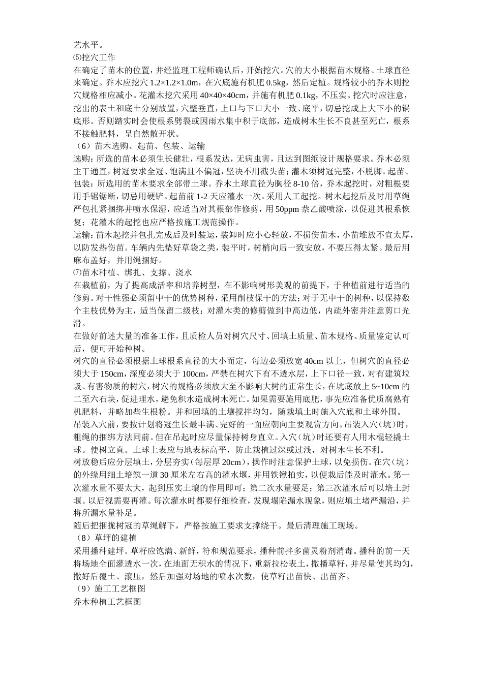 某花园绿化工程2标段施工组织设计方案.doc_第3页