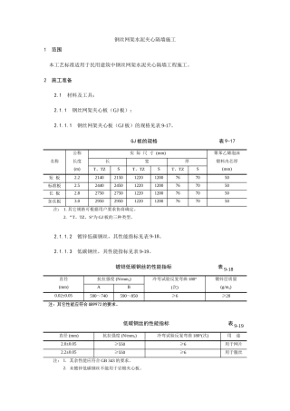 钢丝网架水泥夹心隔墙施工工艺.doc