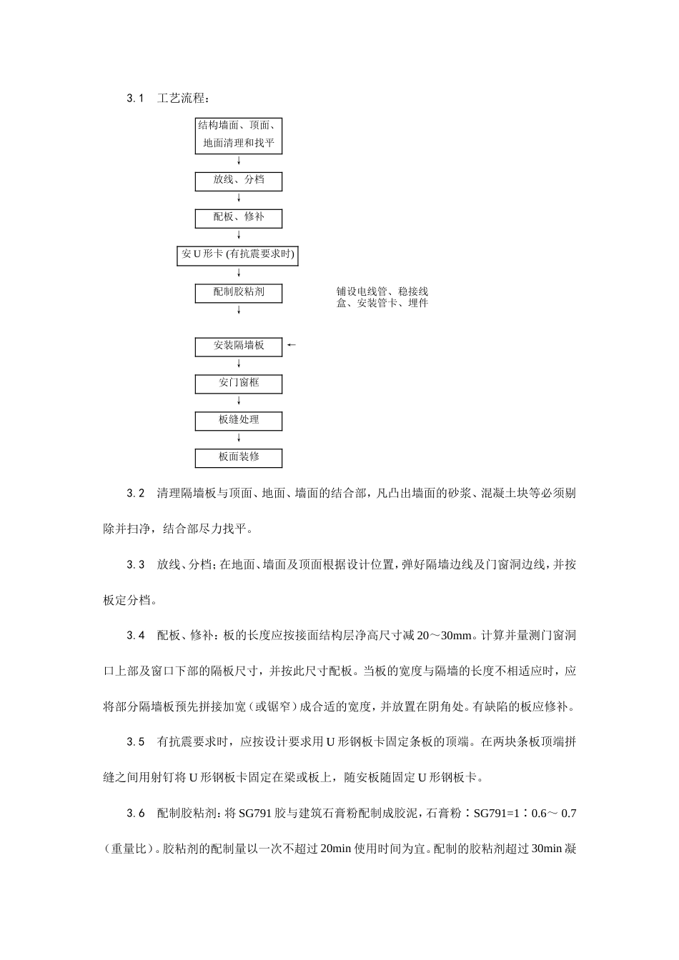 增强石膏空心条板隔墙施工工艺.doc_第3页