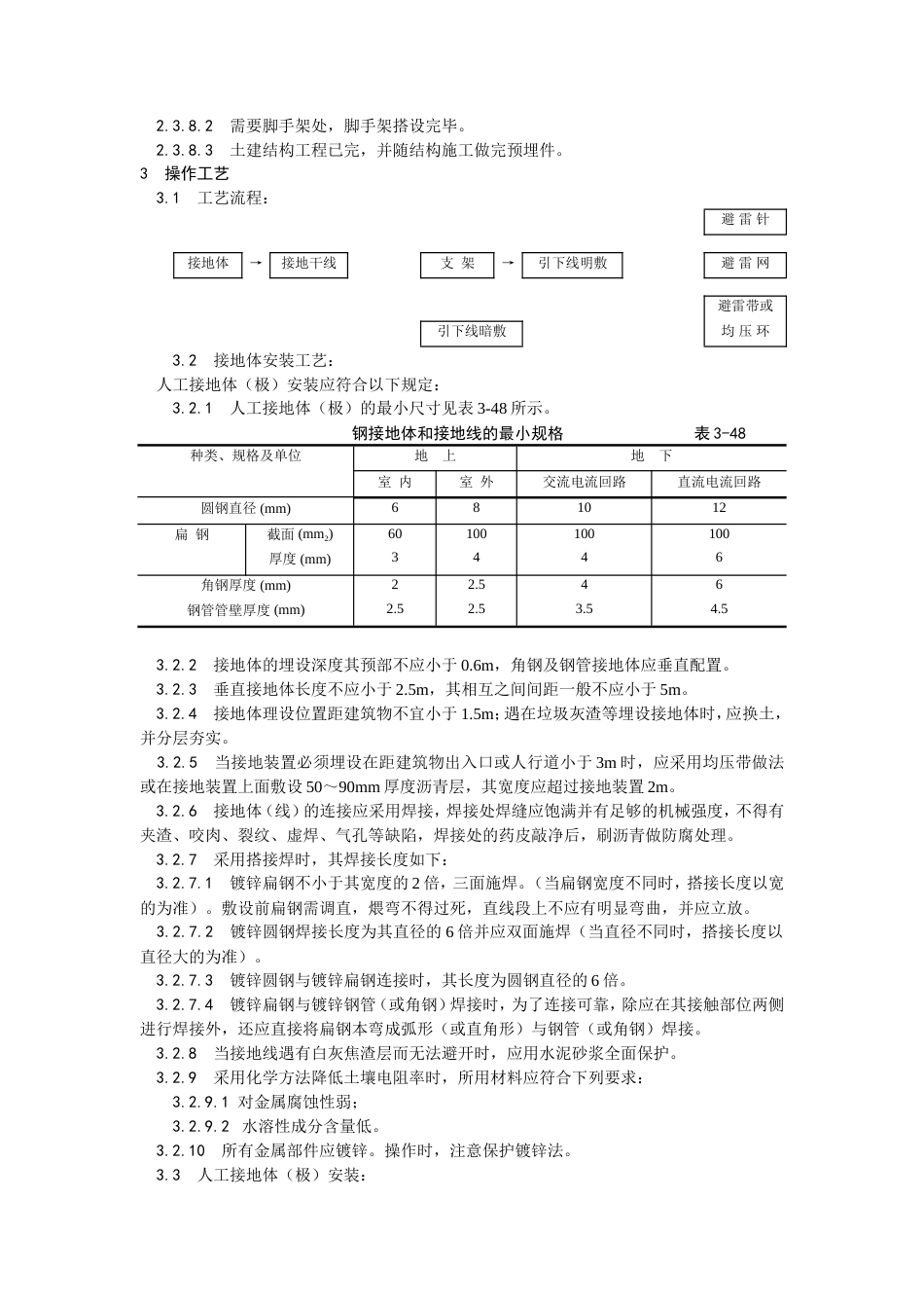 防雷及接地安装工艺.doc_第2页