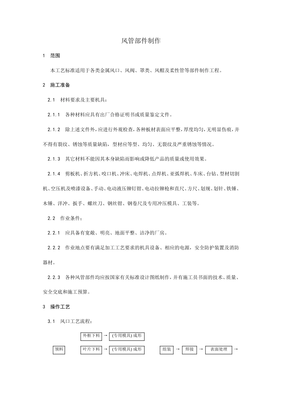 风管部件制作工艺.doc_第1页