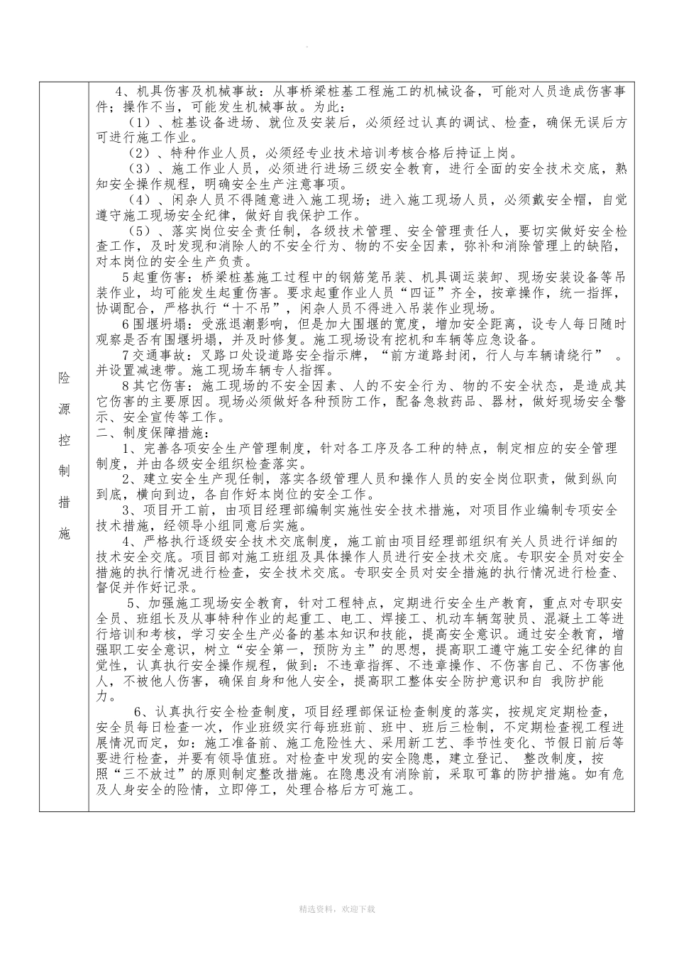 分部分项工程危险源告知书.doc_第2页