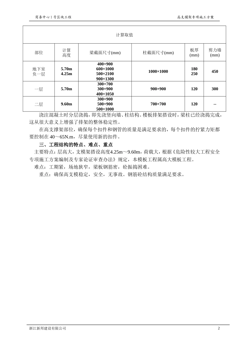 [浙江]框剪结构商住楼工程高支模工程专项施工方案(183页 计算书非常详细)_secret.doc_第3页