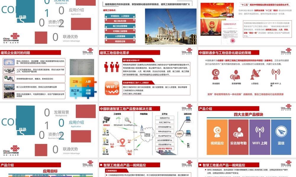 ZH00488 中国联通智慧工地解决方案.pptx