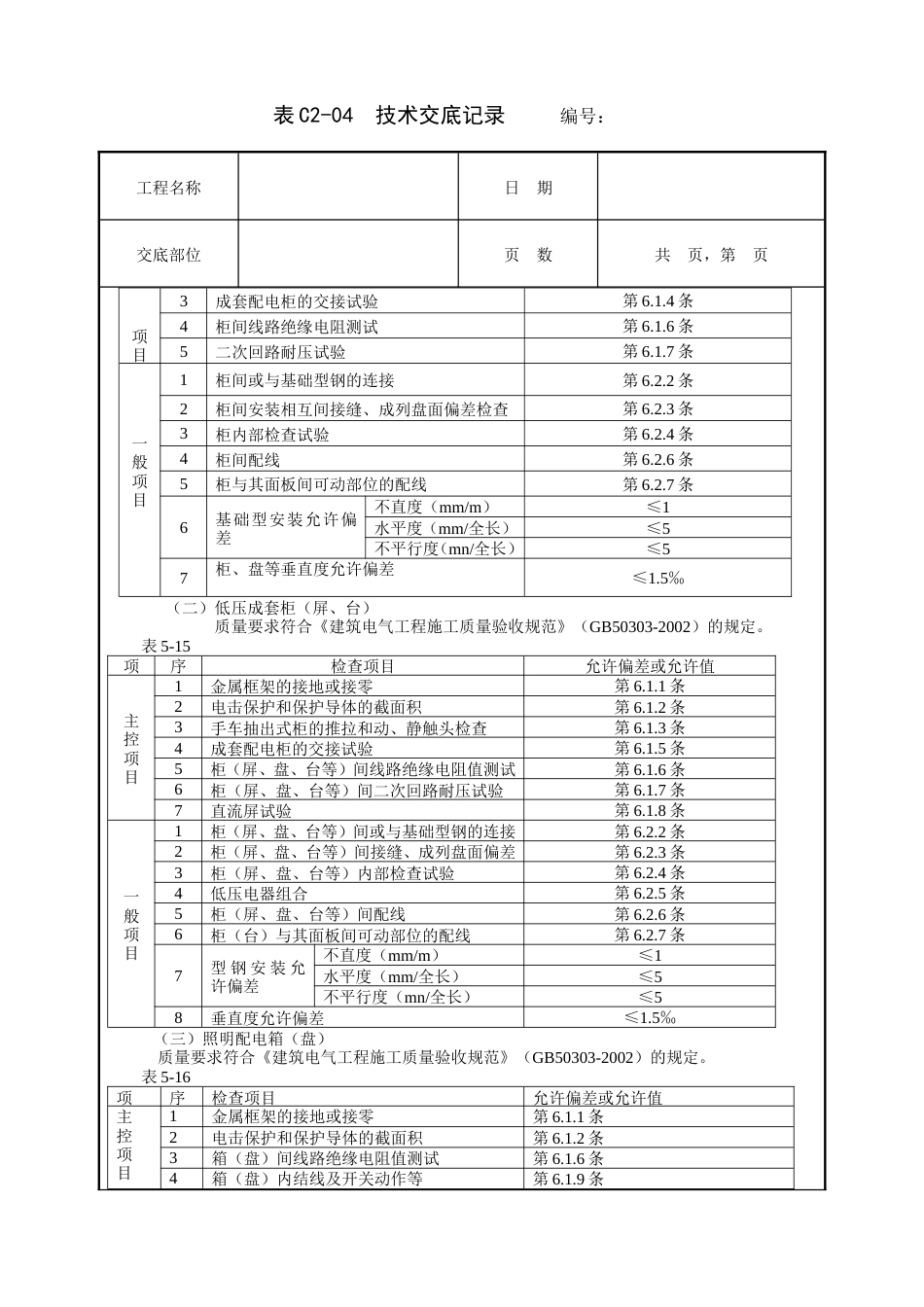 配电箱安装工程技术交底.doc_第2页