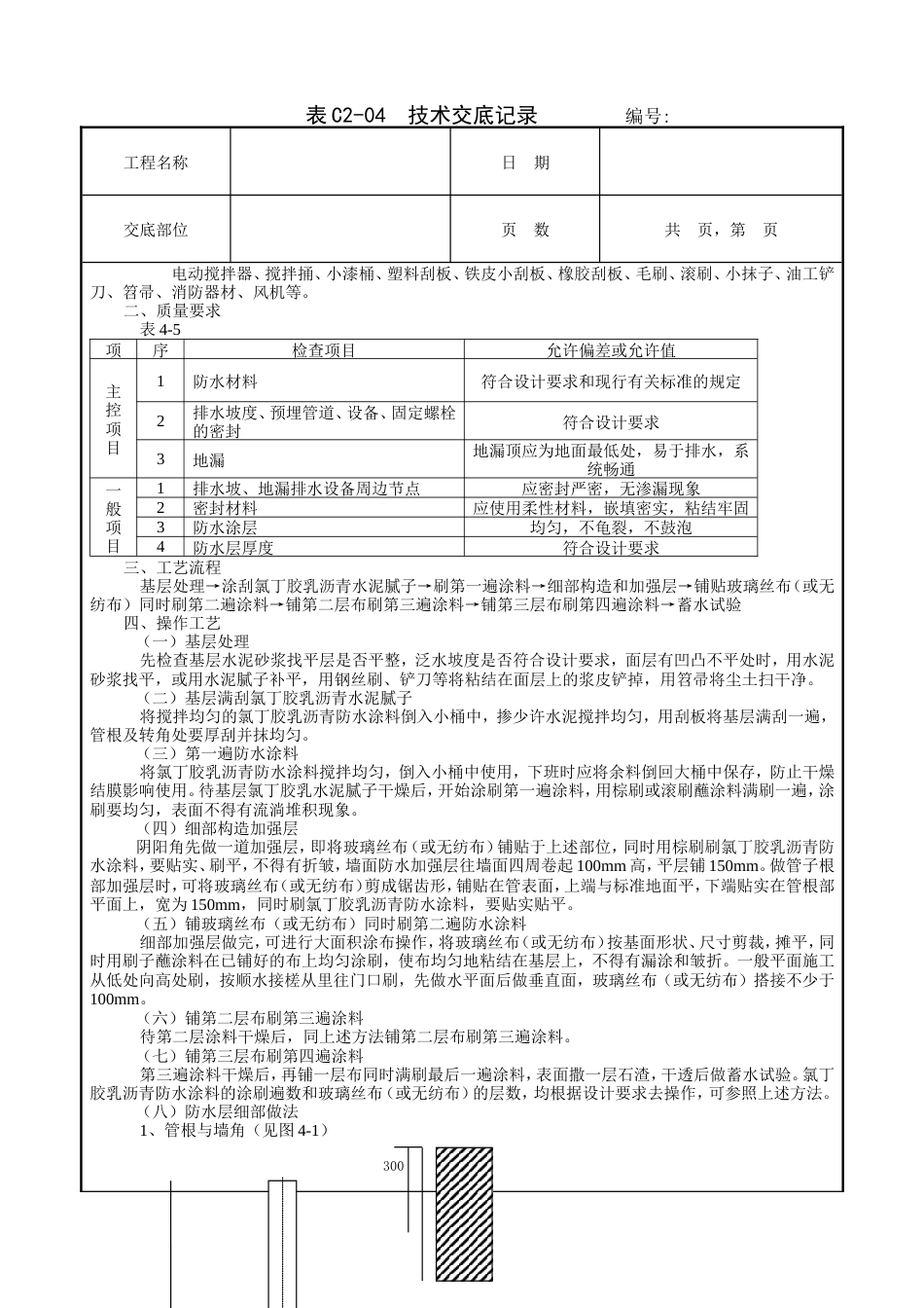 厕浴间防水工程技术交底.doc_第2页