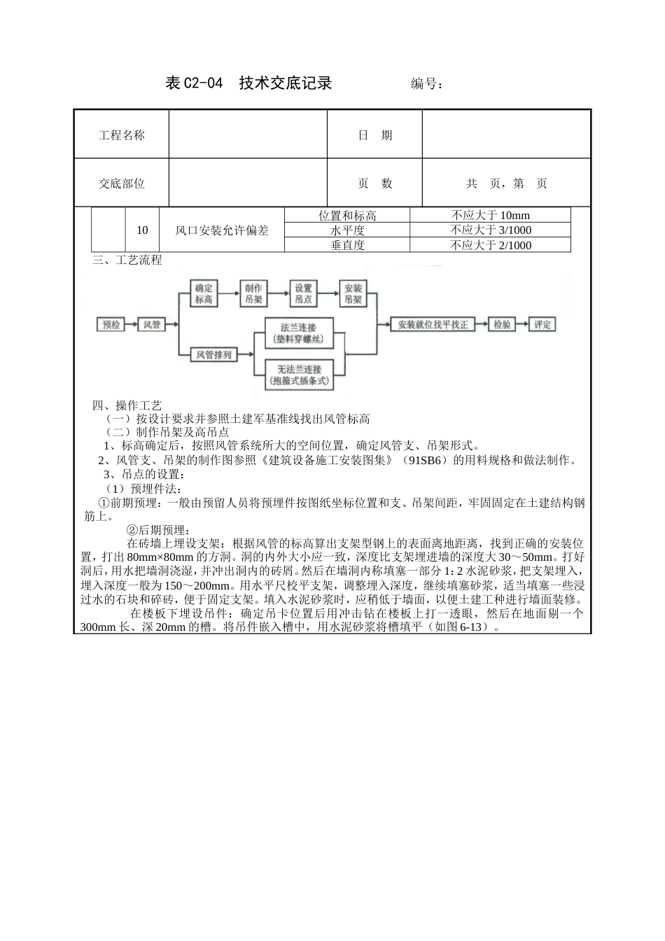 通风管道安装工程技术交底.doc_第3页