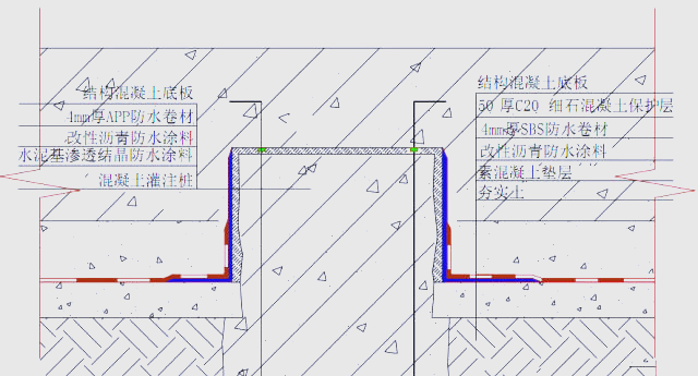 地下室、屋面、厨卫防水施工图集及桩头防水处理方法