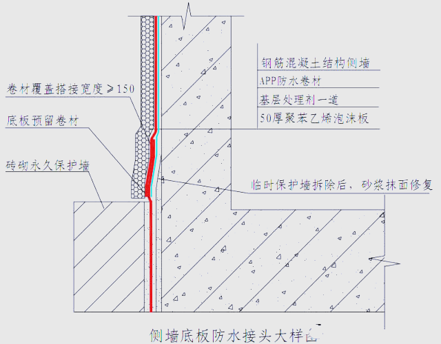 地下室、屋面、厨卫防水施工图集及桩头防水处理方法