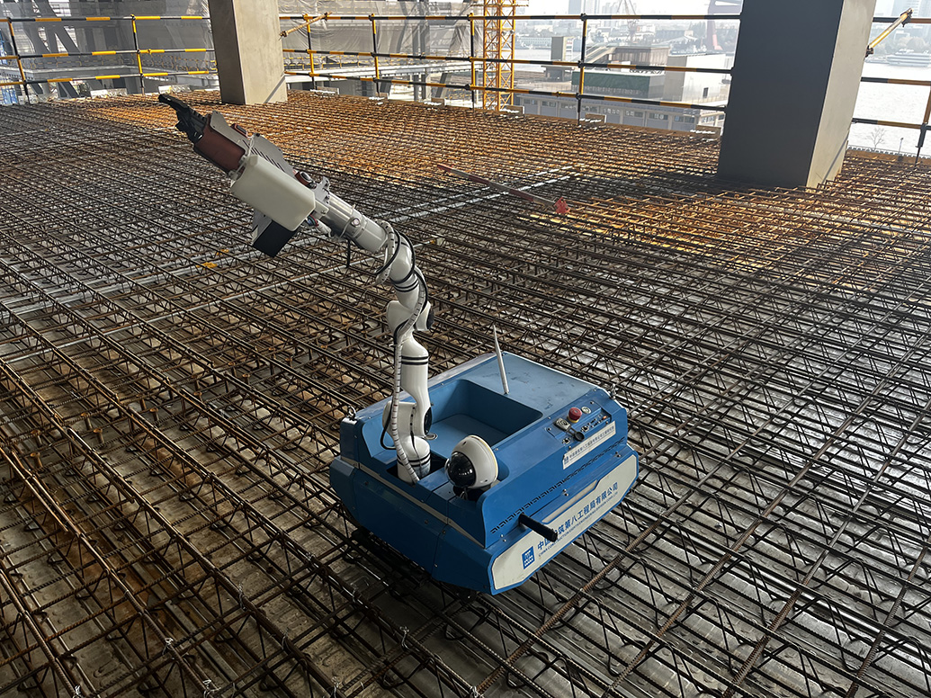 建筑工地上的新变化：钢筋绑扎机器人，你见过吗？