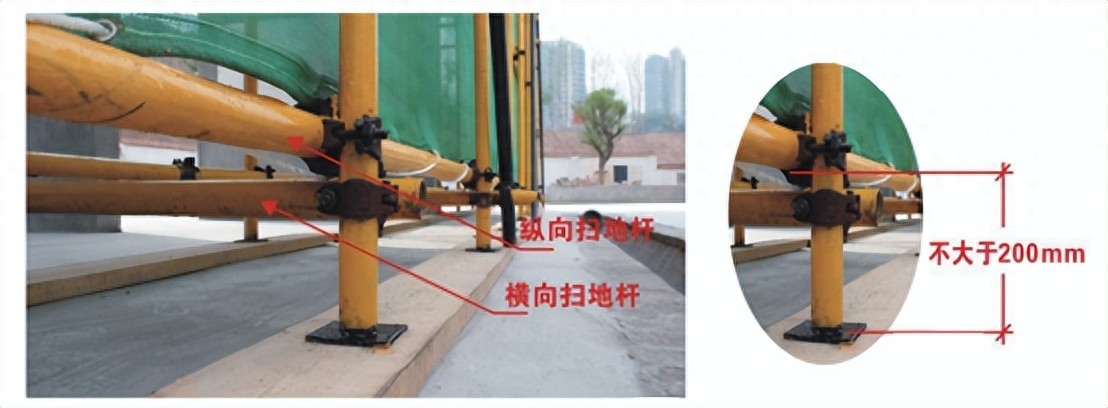 脚手架搭设常见疑问解答：杆的位置、连接及基础设置要求