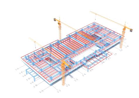 钢框架安装全流程详解，从预埋到梁安装，确保结构稳固