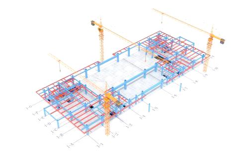 钢框架安装全流程详解，从预埋到梁安装，确保结构稳固