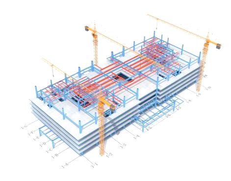 钢框架安装全流程详解，从预埋到梁安装，确保结构稳固