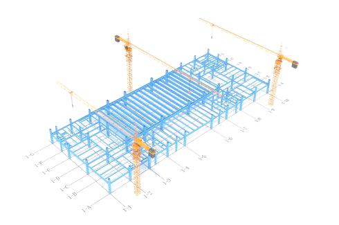 钢框架安装全流程详解，从预埋到梁安装，确保结构稳固