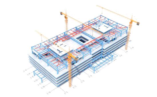 钢框架安装全流程详解，从预埋到梁安装，确保结构稳固