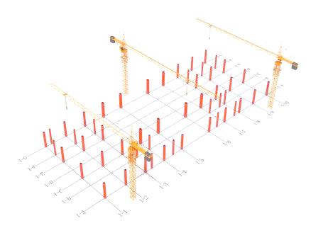 钢框架安装全流程详解，从预埋到梁安装，确保结构稳固