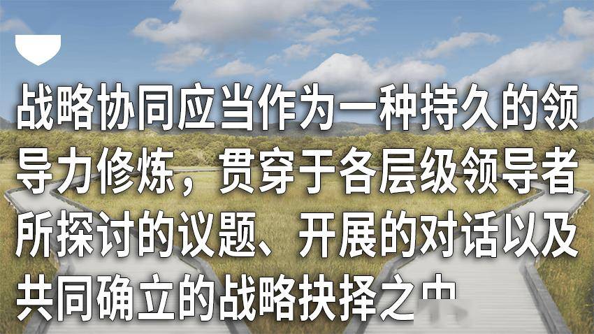 高管调查：战略协同关键却存错位，领导者错在哪？