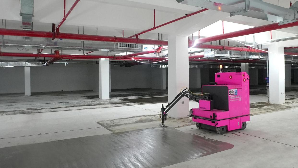 建筑机器人研发应用成果丰，多产品线推进施工效益提升