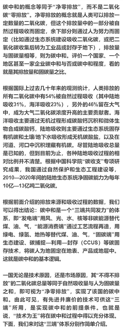 中国二氧化碳排放历史现状与碳中和基本逻辑及分阶段方案