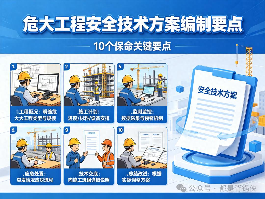 危大工程方案别再复制粘贴，10个要点保命