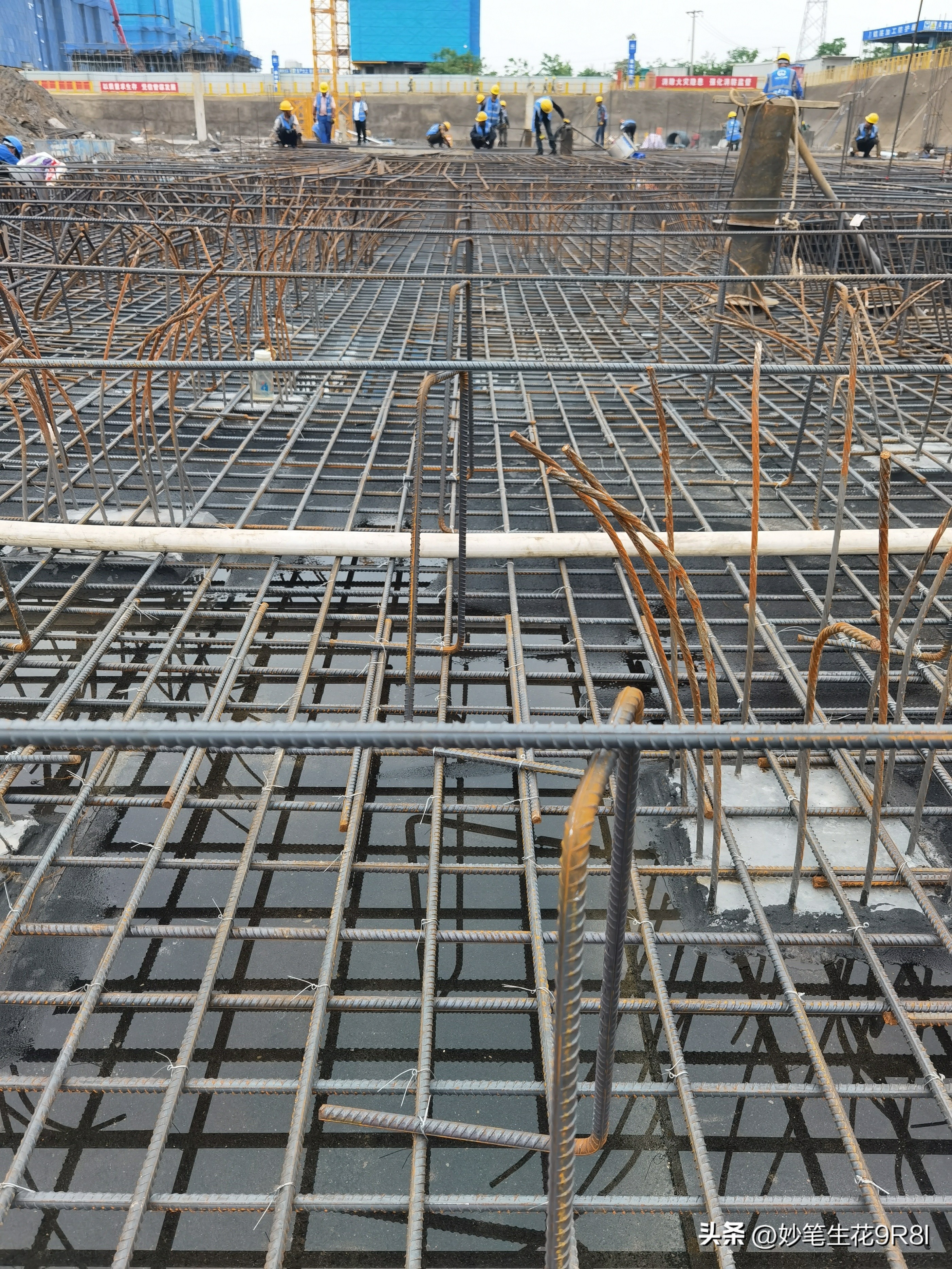 基础钢筋绑扎工艺流程与实操要点,底板钢筋施工顺序详解